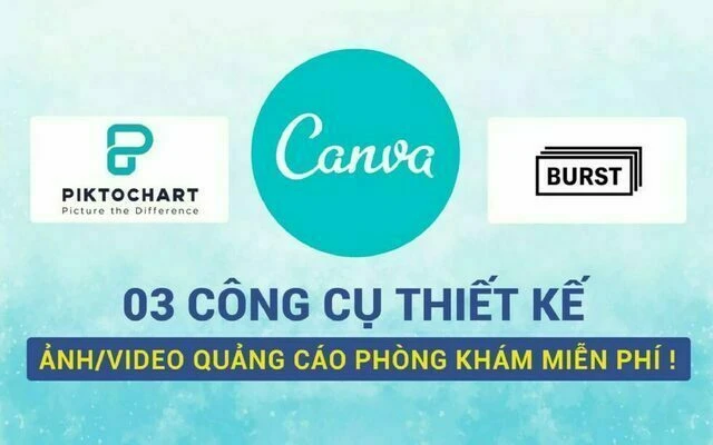 Công cụ thiết kế ảnh/video quảng cáo phòng khám miễn phí