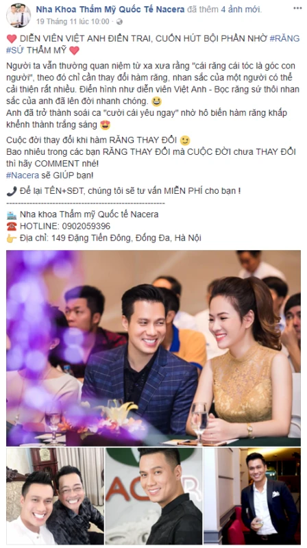 Quảng cáo nha khoa Nacera