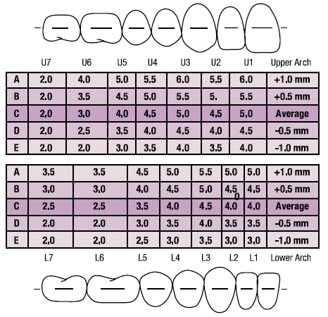 Sơ đồ vị trí gắn mắc cài MBT