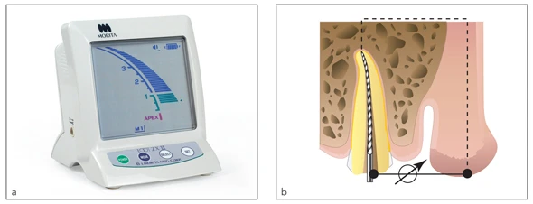 máy định vị chóp morita