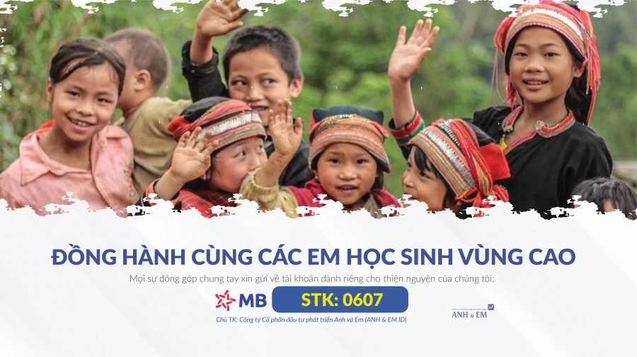 Anh & Em ra mắt quỹ từ thiện "đồng hành cùng các em học sinh vùng cao" - Anh bia thien nguyen 828x456