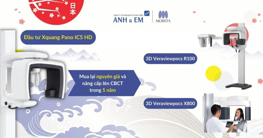 Morita triển khai chính sách hỗ trợ “5 năm đổi cũ nâng cấp mới" áp dụng với sản phẩm pano ic5HD - Chinh sach ho tro morita