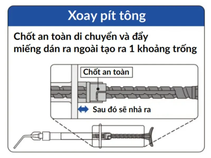 Calcipex II ngăn xả quá mức 1