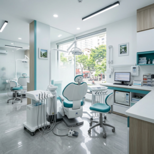 Nội thất phòng khám nha khoa hiện đại Việt Nam 2026